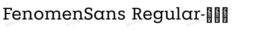 FenomenSans Regular字体转换